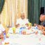 Cubana Chief Priest and Gov. Yahaya Bello Eating Together !!!